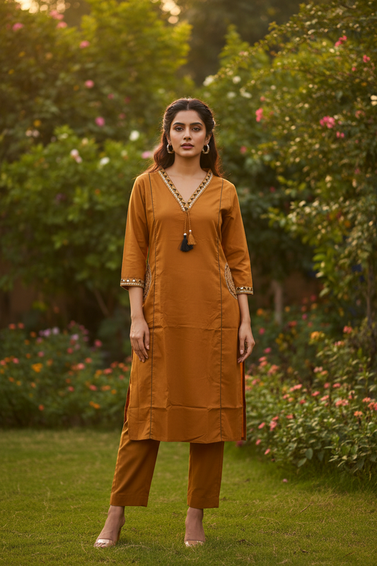 Mustard Kurta – Regenerated