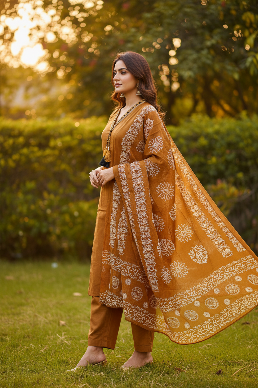 Mustard 3-Piece – Side View
