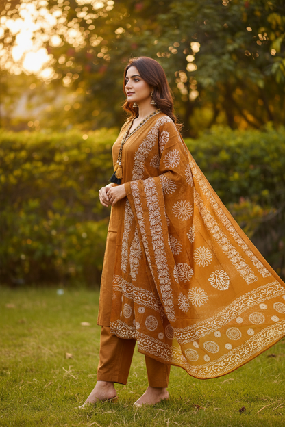 Mustard 3-Piece – Side View